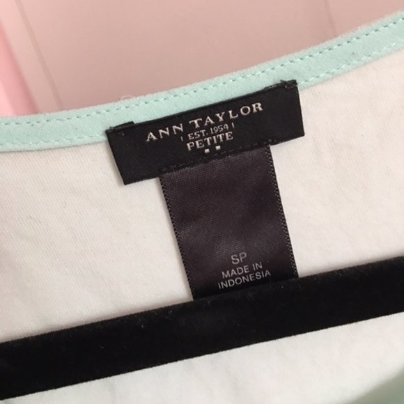 Ann Taylor Mint Chiffon Shell Tank Blouse - Picture 4 of 4